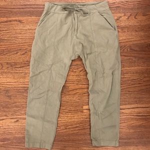 Frame Green Harem Style Pant